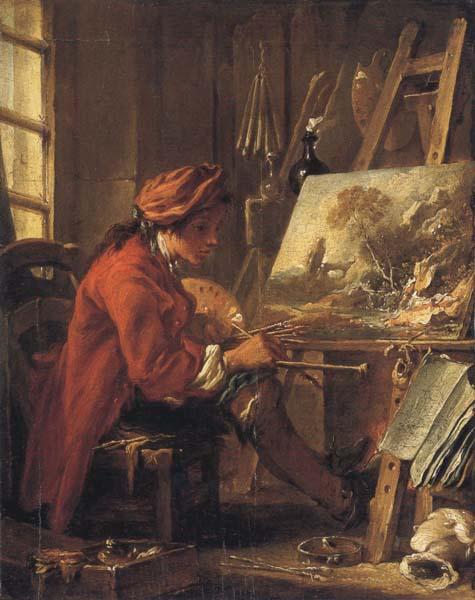 Francois Boucher Young Artist in his Studion